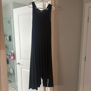 Long Black Sleeveless Simpli Dress